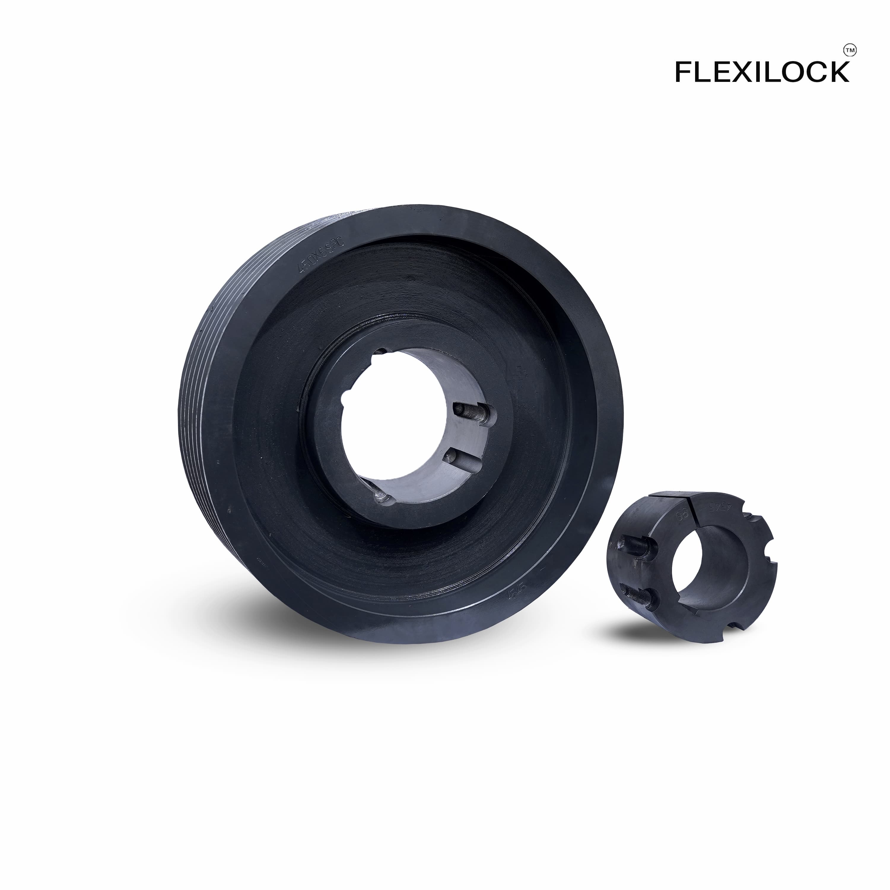 V belt pulley with taper bushing