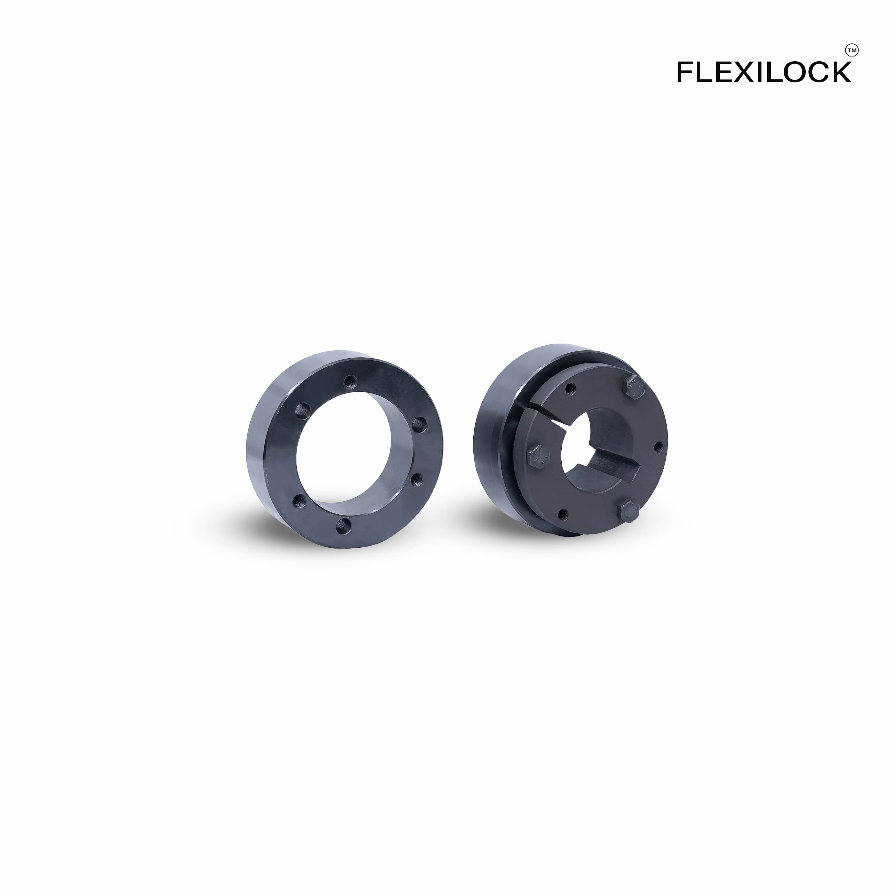 Weld on hub for flanged taper bushings